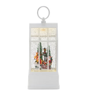 Santa and Sleigh in Lantern