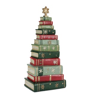 Stacked Book Tree Form