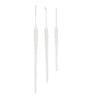 Icicle Ornament (Set of 3)