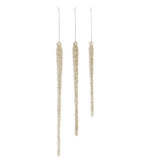 Icicle Ornament (Set of 3)