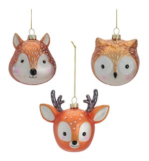 Animal Ornament (3 Asst)