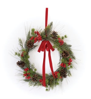 Mixed Pine Wreath