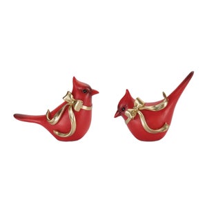 Cardinal with Bow (2 Asst)