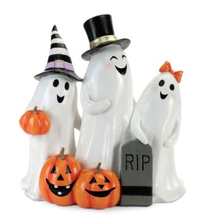 Ghost Trio with Headstone