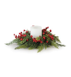Cedar and Berry Candle Ring
