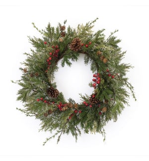 Mixed Pine Wreath