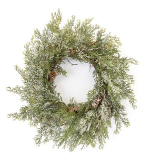 Iced Pine Wreath