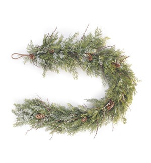 Iced Pine Garland