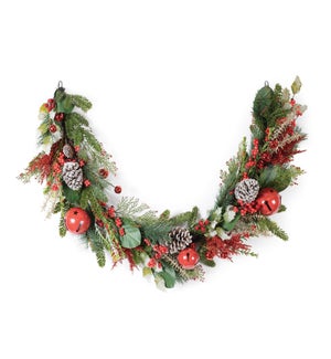 Mixed Pine with Berries Garland