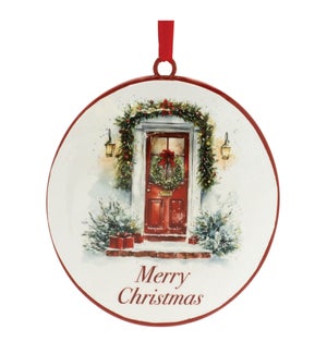 Merry Christmas Disc Ornament