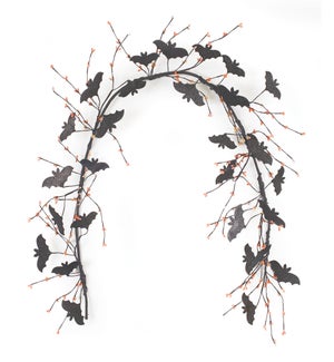 Halloween Garland with Bats