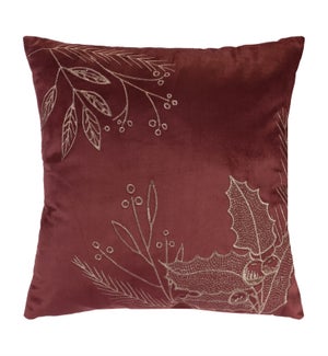 Mixed Pine and Leaf Pillow