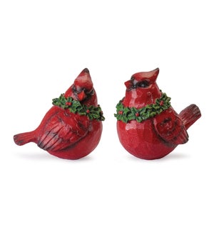 Cardinal with Wreath (2 Asst)