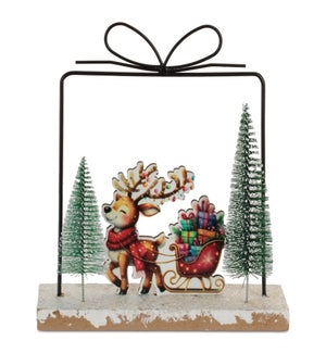 Deer with Sleigh