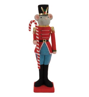 Mouse Soldier with Candy Cane