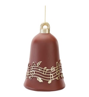Music Staff Bell Ornament