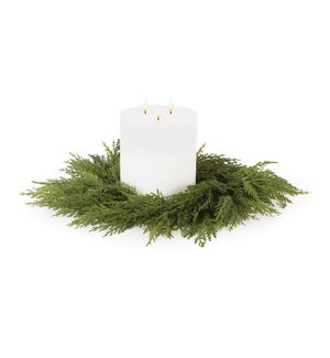 Cedar Candle Ring