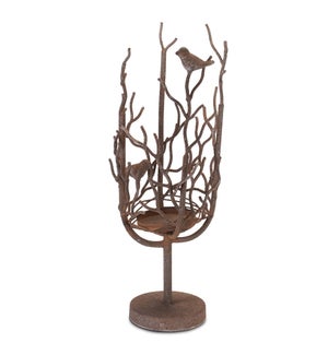 Bird and Twig Candle Holder