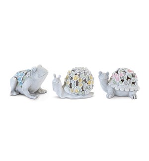 Frog, Snail, Turtle (3 Asst)