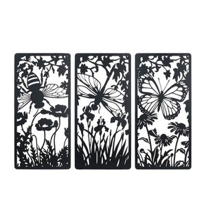 Insect Wall Plaque (3 Asst)