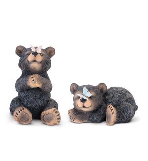 Bear with Butterfly (2 Asst)