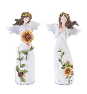Angel with Sunflower (2 Asst)