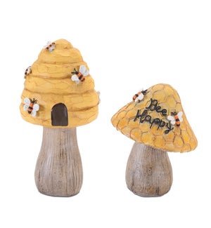 Beehive Mushroom (Set of 2)