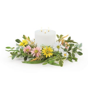 Mixed Daisy Candle Ring