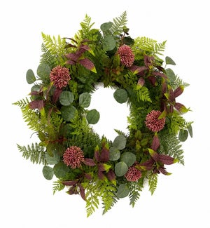 Mixed Foliage Wreath