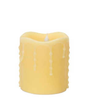 Simplux LED Dripping Candle with 4 and 8 Hour Timer