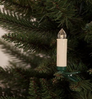 LED Clip-on Taper Candles with 6 Hour Timer (Set of 12)
