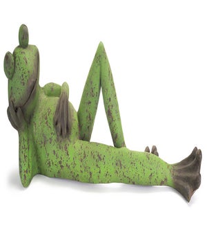 Laying Frog Figurine