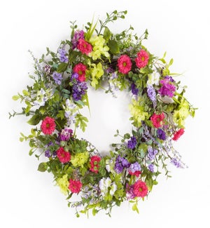 Mixed Floral Wreath