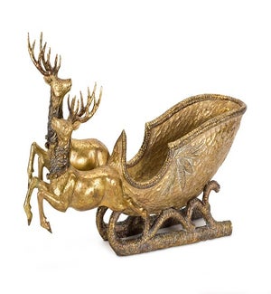 Deer with Sleigh