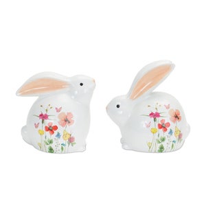 Floral Bunny (2 Asst)
