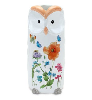 Floral Owl Planter