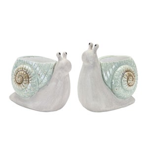 Snail Planter (2 Asst)