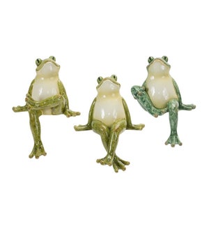 Frog Shelf Sitters (3 Asst)