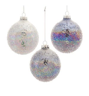 Ball Ornament (3 Asst)