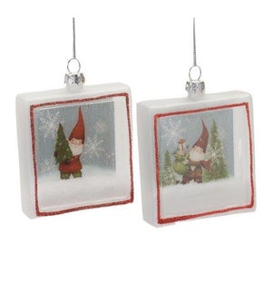 Gnome Ornament (2 Asst)