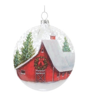 Barn Ball Ornament