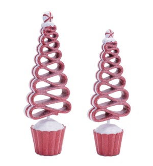 Ribbon Candy Tree (Set of 2)