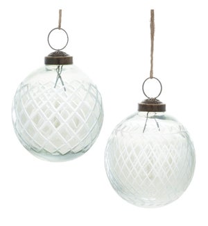 Ball Ornament (2 Asst)