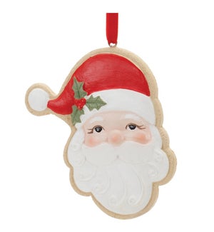 Santa Cookie Ornament