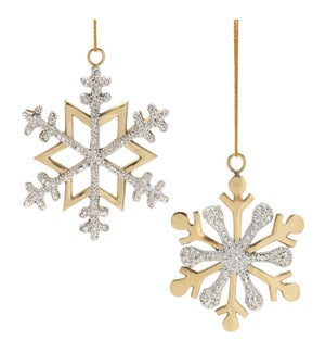 Snowflake Ornament (2 Asst)