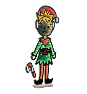 Elf with Candy Cane Ekkolight