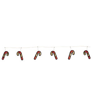 Ekkolight Candy Cane Garland