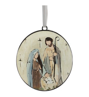 Holy Family Disc Ornament