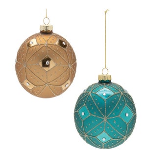 Ball Ornament (2 Asst)