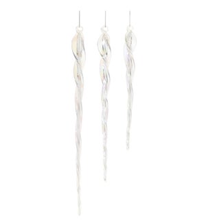 Icicle Ornament (Set of 3)